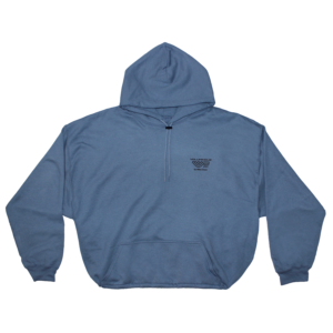 VOLUMINOUS FIT Hoodie – Indigo